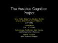 The Assisted Cognition Project PowerPoint PPT Presentation
