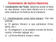 Comentario de textos literarios PowerPoint PPT Presentation
