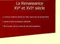 La Renaissance XVe et XVIe si PowerPoint PPT Presentation