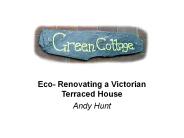 Eco- Renovating a Victorian Terraced House