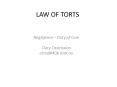 LAW OF TORTS PowerPoint PPT Presentation