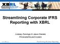 Streamlining Corporate IFRS Reporting with XBRL PowerPoint PPT Presentation