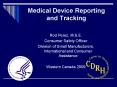 Medical Device Reporting and Tracking PowerPoint PPT Presentation
