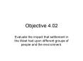 Objective 4.02 PowerPoint PPT Presentation
