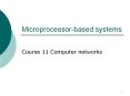 Microprocessor-based systems PowerPoint PPT Presentation