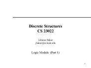 Discrete Structures CS 23022