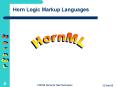 Horn Logic Markup Languages PowerPoint PPT Presentation