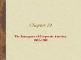 The Emergence of Corporate America, 1865-1900 PowerPoint PPT Presentation