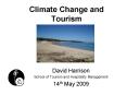 Climate Change and Tourism PowerPoint PPT Presentation