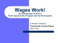 Wages Work! An Examination of NYC PowerPoint PPT Presentation