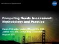 Computing Needs Assessment: Methodology and Practice PowerPoint PPT Presentation