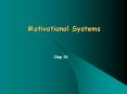 Motivational Systems PowerPoint PPT Presentation