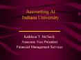 Accounting At Indiana University PowerPoint PPT Presentation
