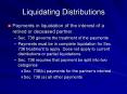 Liquidating Distributions PowerPoint PPT Presentation