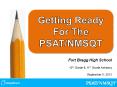 Getting Ready For The PSAT/NMSQT PowerPoint PPT Presentation