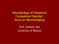 Neurobiology of Obsessive Compulsive Disorder: focus on Neuroimaging PowerPoint PPT Presentation