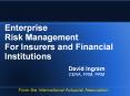Enterprise Risk Management For Insurers and Financial Institutions PowerPoint PPT Presentation