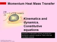 Momentum Heat Mass Transfer