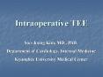 Intraoperative TEE PowerPoint PPT Presentation
