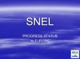 SNEL PowerPoint PPT Presentation