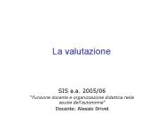 La valutazione