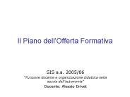 Il Piano dell