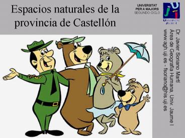 Espacios naturales de la provincia de Castell