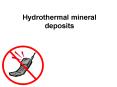 Hydrothermal mineral deposits PowerPoint PPT Presentation