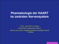 Pharmakologie der HAART im zentralen Nervensystem PowerPoint PPT Presentation