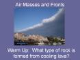 Air Masses and Fronts PowerPoint PPT Presentation