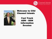 Welcome to CSU Channel Islands