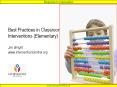 Best Practices in Classroom Math Interventions (Elementary) Jim Wright www.interventioncentral.org PowerPoint PPT Presentation