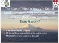 The Use of Tripolar leads in Spinal Cord Stimulation for the Treatment of Axial Back Pain for FBSS  Does it work? PowerPoint PPT Presentation