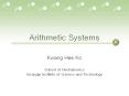 Arithmetic Systems PowerPoint PPT Presentation