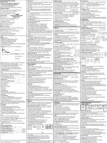 Achromatic light (black and white)