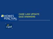 CASE LAW UPDATE QUIZ ANSWERS