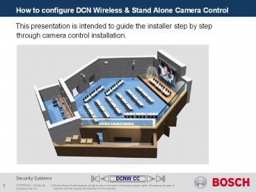 How to configure DCN Wireless