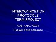 INTERCONNCETION PROTOCOLS TERM PROJECT