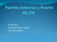 Puertos Externos y Puerto RS 232 PowerPoint PPT Presentation