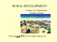 RURAL DEVELOPMENT PowerPoint PPT Presentation