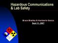 Hazardous Communications PowerPoint PPT Presentation