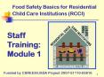 Food Safety Basics for Residential Child Care Institutions (RCCI) PowerPoint PPT Presentation
