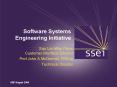 Software Systems Engineering Initiative PowerPoint PPT Presentation