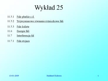 Wyklad 25