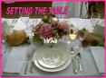SETTING THE TABLE PowerPoint PPT Presentation