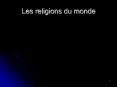 Les religions du monde PowerPoint PPT Presentation