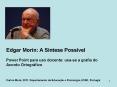 Edgar Morin: a sua s PowerPoint PPT Presentation