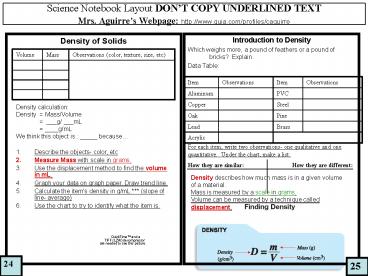 Science Notebook Layout DON