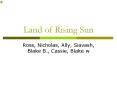 Land of Rising Sun PowerPoint PPT Presentation