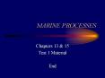 MARINE PROCESSES PowerPoint PPT Presentation